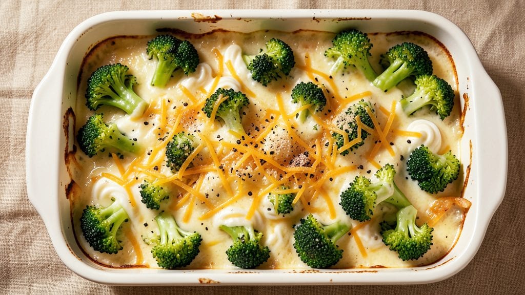 Campbell's Broccoli Cheese Casserole Recipe: Ultra-Creamy Top, Crispy Broccoli Bites