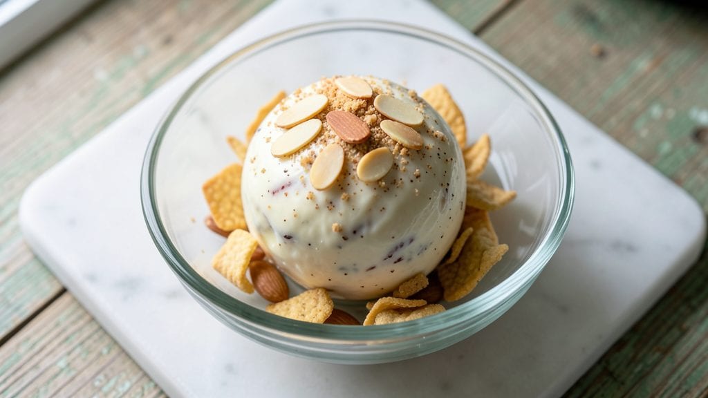 Hidden Valley Ranch Cheese Ball Recipe: Crunchy Herb Crown Over Ultra Gooey Cheese