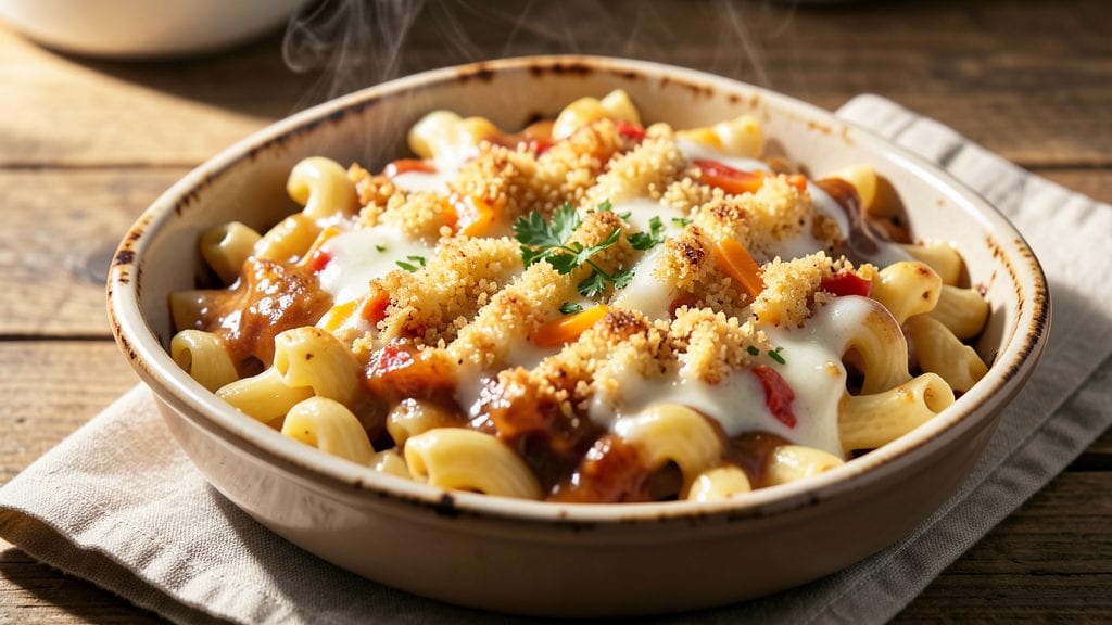 Paula Deen's Baked Mac and Cheese Recipe: Buttery Breadcrumb Crown Over Velvety Swirls